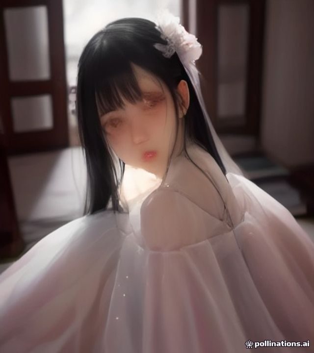 温柔阳光照进新婚卧室，第一次的人妻坐在窗边捧书微笑，画面暖色调充满新生活的期待与从容